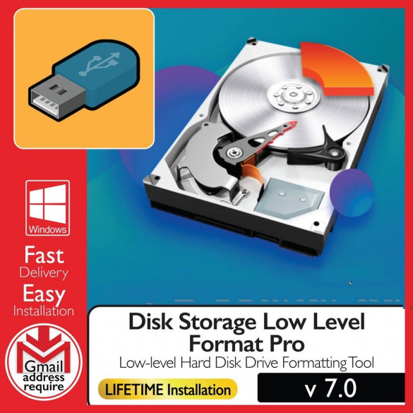 Disk Storage Low Level Format Pro 7.0 + Portable + Portable FC Portables