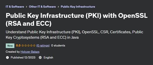 Public Key Infrastructure (PKI) with OpenSSL (RSA and ECC)