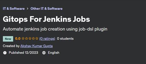 Gitops For Jenkins Jobs