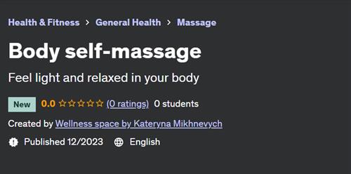 Body self–massage (2023)