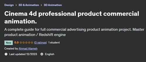 Cinema 4d professional product commercial animation