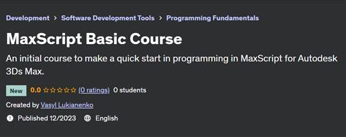 MaxScript Basic Course