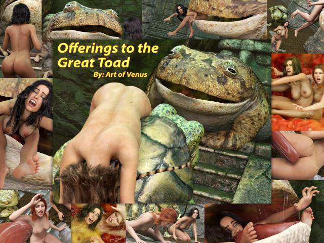 Art of Venus - Offerings to the Great Toad 3D Porn Comic