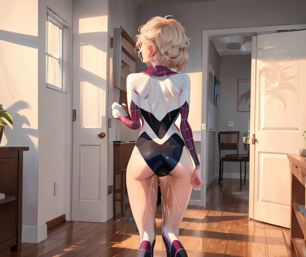 AI Generated AI The Slutty Spider (Textless) 3D Porn Comic