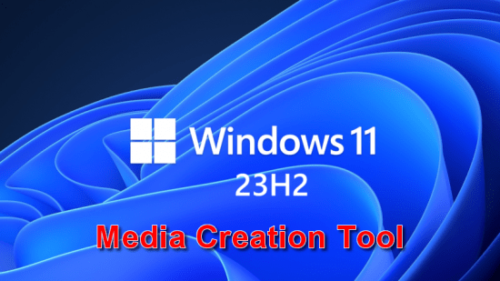 Windows 11 - Media Creation Tool (MCT) - Version 23H2 / Build 22631.2861
