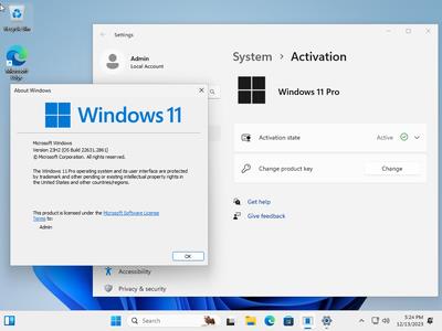 Windows 11 Pro 23H2 Build 22631.2861 (No TPM Required) Preactivated Multilingual December 2023 (x64)