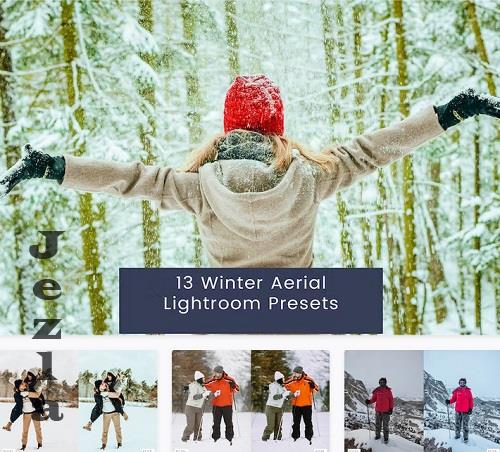 13 Winter Aerial Lightroom Presets - GQLBJLS