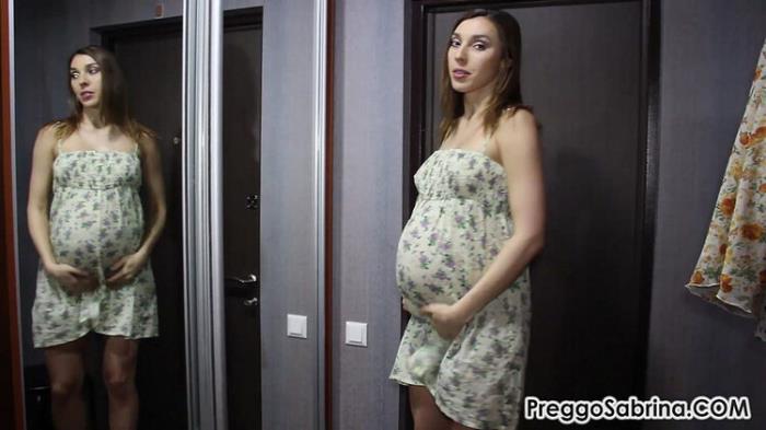 Sabrina E43 Modeling Dresses At 38 Weeks Pregnant (FullHD 1080p) - MyPreggo/PreggoSabrina - [2023]