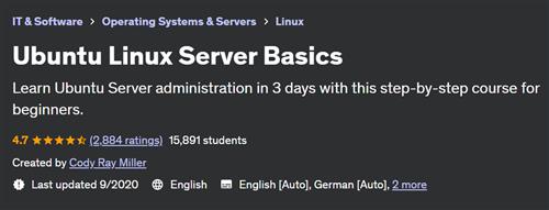 Udemy – Ubuntu Linux Server Basics