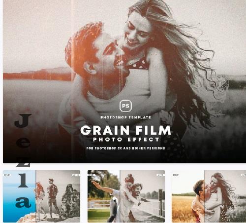 Grain Film Photo Effect - F388UY7