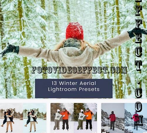 13 Winter Aerial Lightroom Presets - GQLBJLS