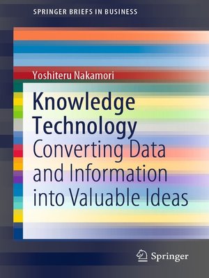 Knowledge Technology by Yoshiteru Nakamori F5d7b38fe3cb83a4e265b9782479cf65