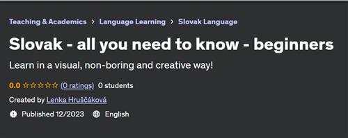 Slovak – all you need to know – beginners