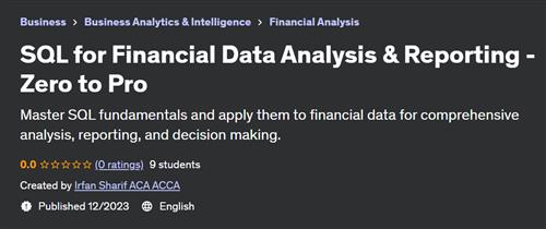 SQL for Financial Data Analysis & Reporting – Zero to Pro
