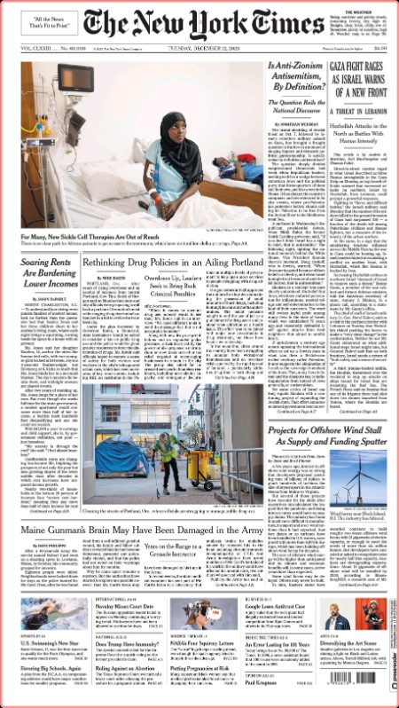 The New York Times - No  60,000 [12 Dec 2023]