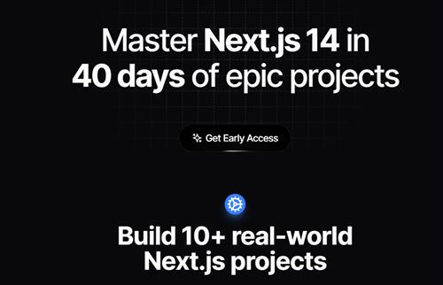 Next40 – Master Next.js 14 in 40 days of epic projects