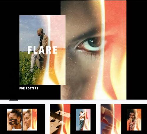 Light Leak Flare Film Poster Frame - 91720530