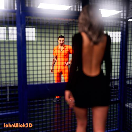 Johnwick3D - Sophia Pays A Visit To Larry 3D Porn Comic