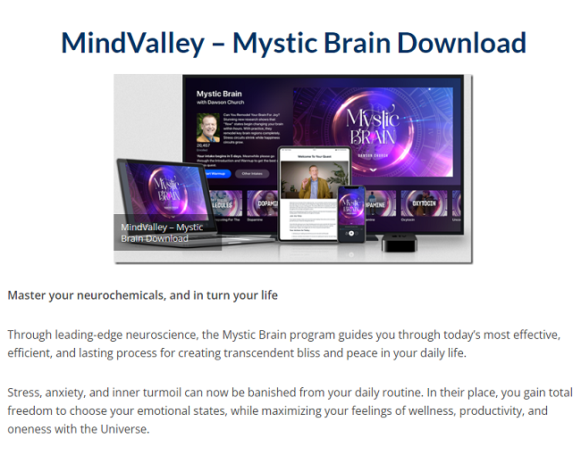 MindValley – Mystic Brain Download 2023