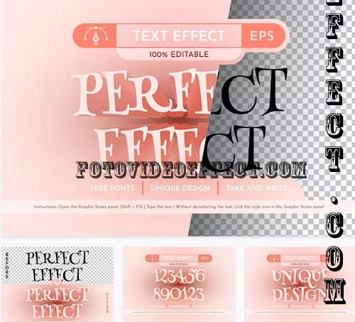 Perfect - Editable Text Effect - 91681737