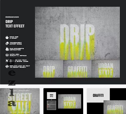 Drip Text Effect - 9XUPGH5