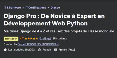 Django Pro – De Novice à Expert en Développement Web Python