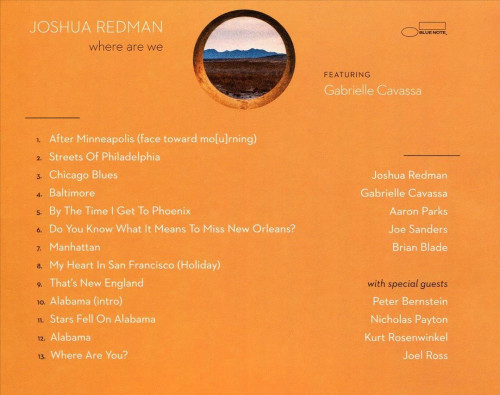 Joshua Redman - Where Are We (2023)  Lossless