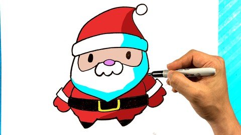 How To Draw Cute Christmas Drawings