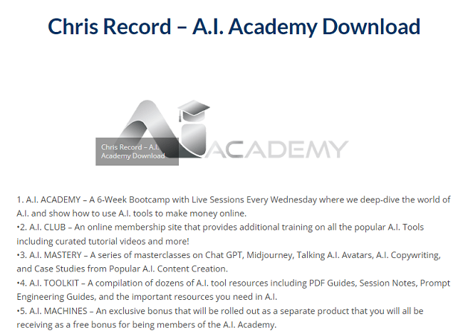 Chris Record – A.I. Academy Download 2023