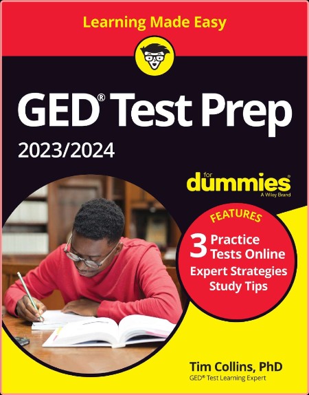GED Test Prep For Dummies - 2024 CA
