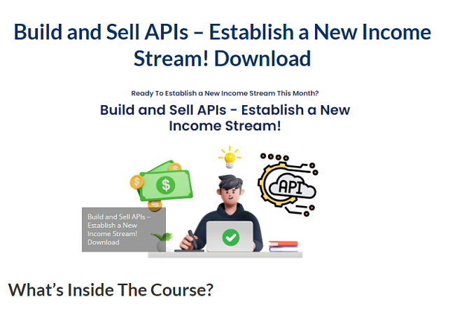 Build and Sell APIs – Establish a New Income Stream! Download 2023