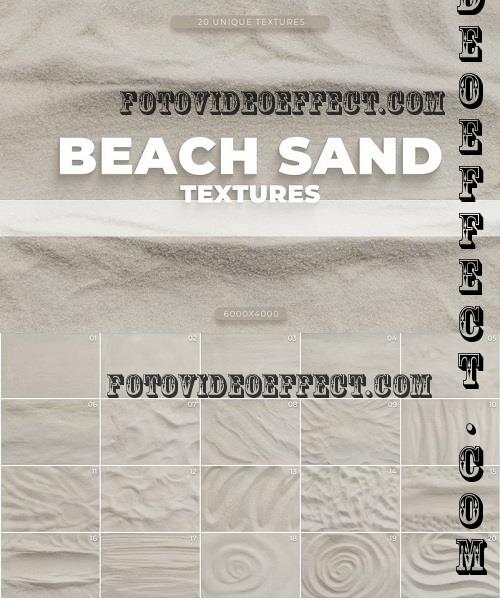20 Beach Sand Textures - 5AEFP4W