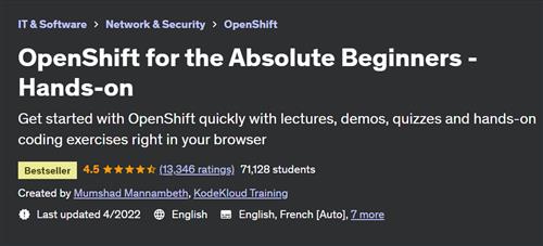 OpenShift for the Absolute Beginners – Hands–on