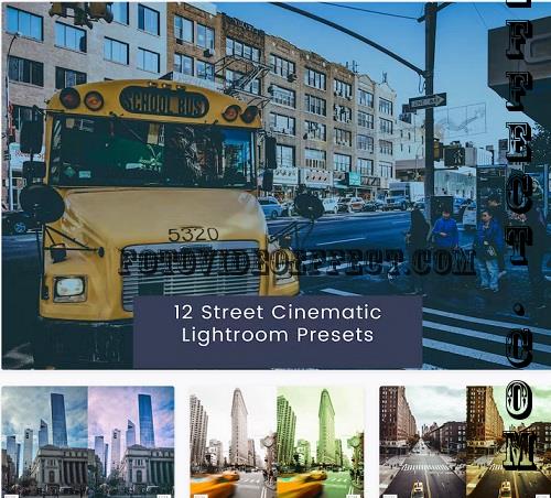 12 Street Cinematic Lightroom Presets - 3D32KF3