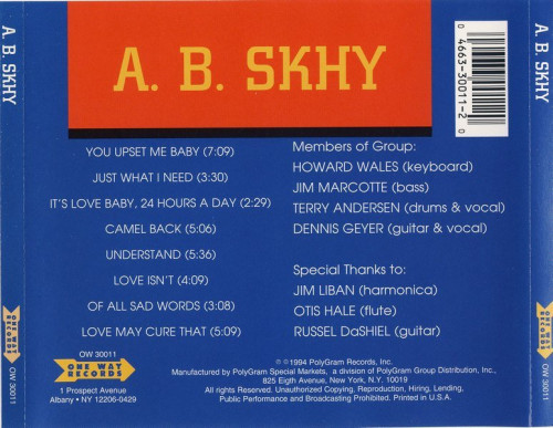 A.B. Skhy - A.B. Skhy (1969) (1994) Lossless 