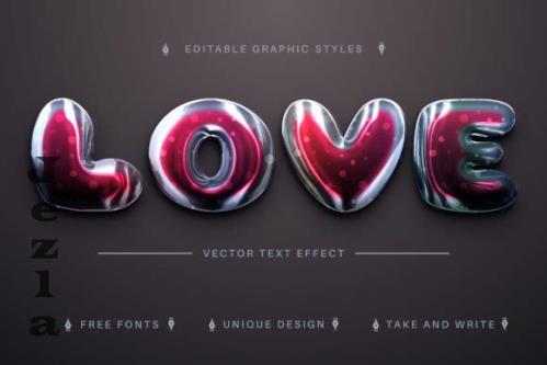 Love - Editable Text Effect, Font Style - 2519356