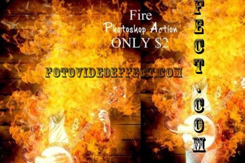 file Fire Photoshop Action - 412298