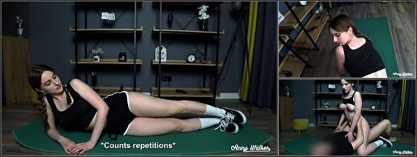 Stepsister Was Filming A Workout Video, But I Fucked Her Hard And Finished On Her Face - Anny Walker - [ModelsPorn] (FullHD 1080p)
