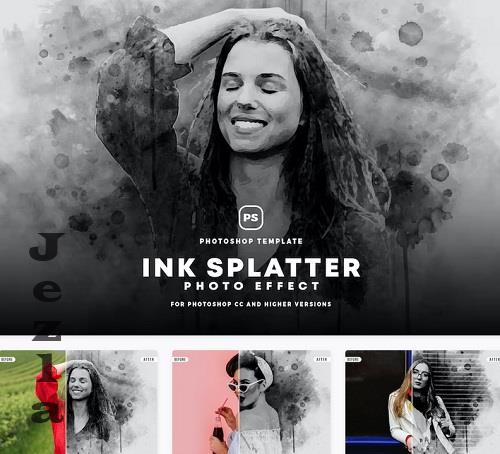 Ink Splatter Photo Effect - 7P7F7HK