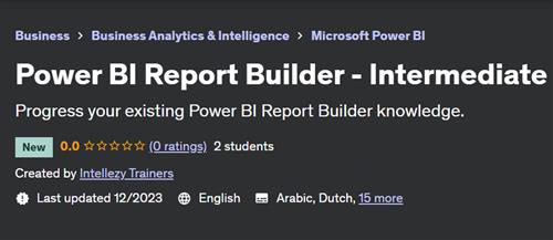 Power BI Report Builder – Intermediate
