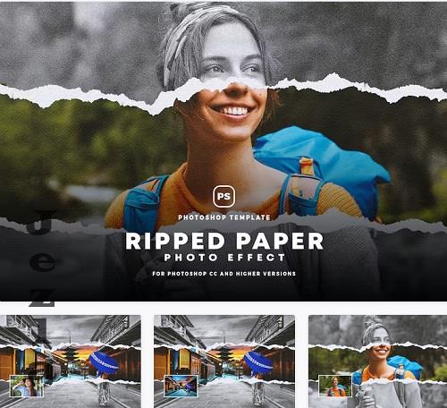 Ripped Paper Effect - JYA8EU8