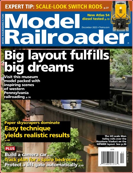 Model Railroader - Vol  90 Issue 12 [Dec 2023] (TruePDF)