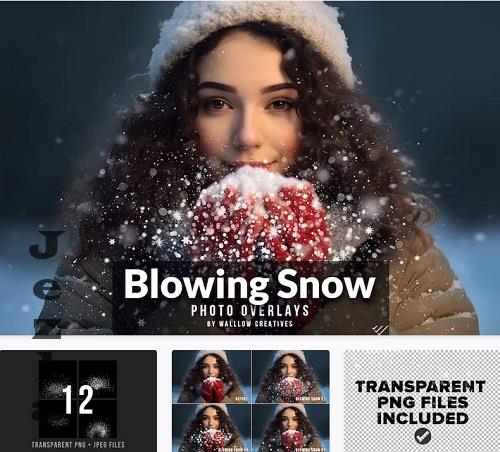 12 Realistic blowing snow overlays - SFQ8RLP