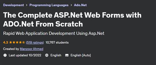 The Complete ASP.Net Web Forms with ADO.Net From Scratch