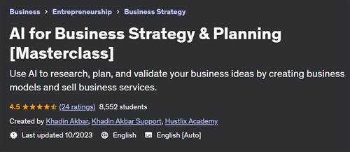 AI for Business Strategy & Planning [Masterclass]