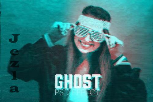 Photo Duotone Ghosting Effect - LWJU8L