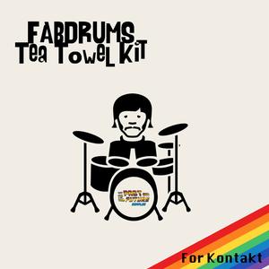 PastToFutureSamples Fab Drums Tea Towel Kit KONTAKT