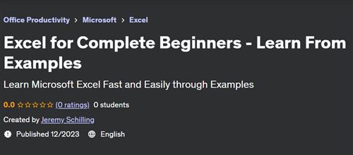 Excel for Complete Beginners – Learn From Examples