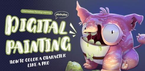 Wingfox – Digital Painting – How to Color a Character Like a Pro with Stephanie Bohm