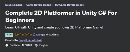 Complete 2D Platformer in Unity C# For Beginners